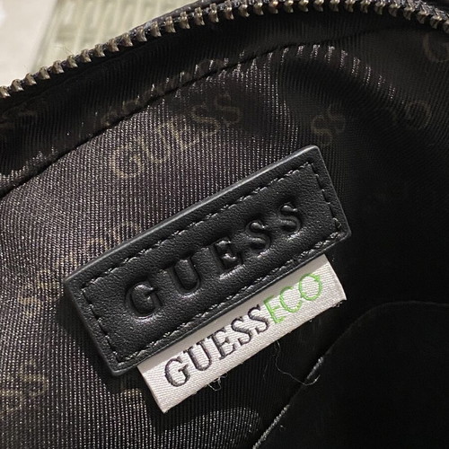 Guess Monogram Crossbody Bag, Limited Edition, dark grey