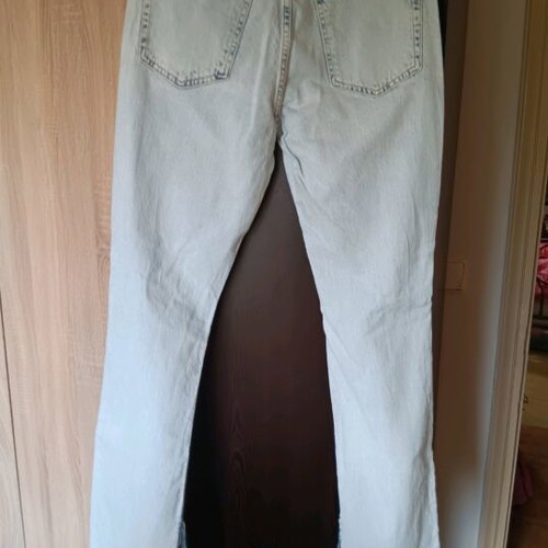 Zara jeans like new with rips and inner side opening
