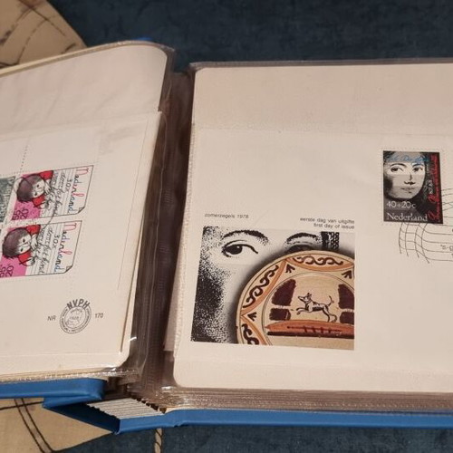 First Day Covers stamp collection like new from Netherlands 1970-1980