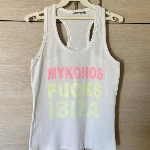 Custom made 100% cotton white tank top unisex new