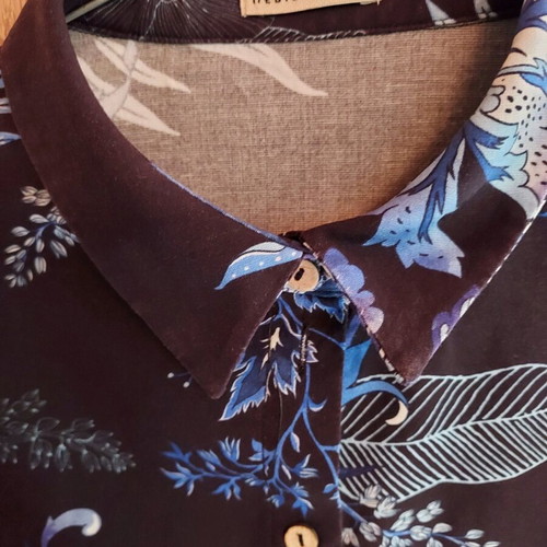 Πουκάμισο Medicine εμπριμέ XL viscose linen σαν καινούργιο