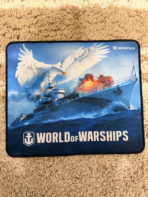 Mouse pad World of Warships καινούργιο 300x250x2.5 mm