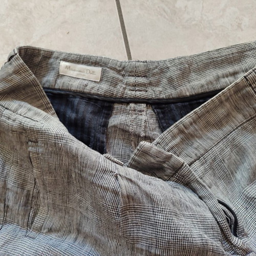 Massimo Dutti striped bermuda shorts size 42 like new, black and white