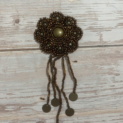Decorative flower trim for clothes used