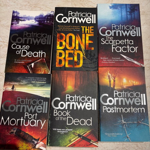 Patricia Cornwell Scarpetta Series books like new, English