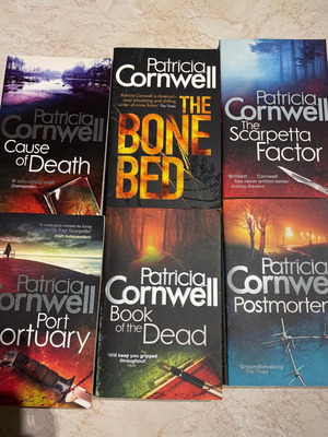 Patricia Cornwell Scarpetta Series books like new, English