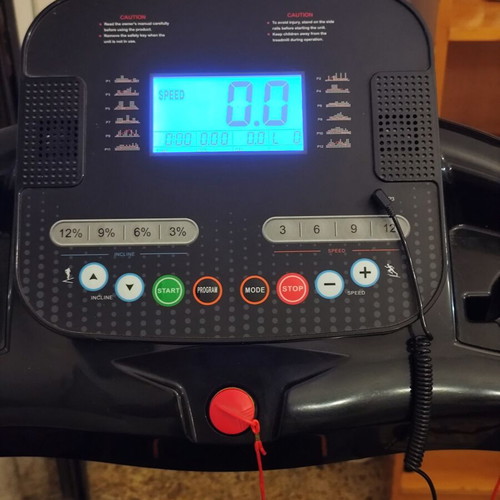 TechSport ES-T2704 Treadmill like new, foldable with electric incline