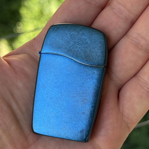 Zippo Blu lighter used