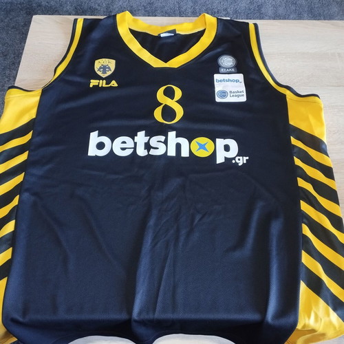 AEK Basketball Jersey Matsioulis 8 Fila like new, authentic 2XL
