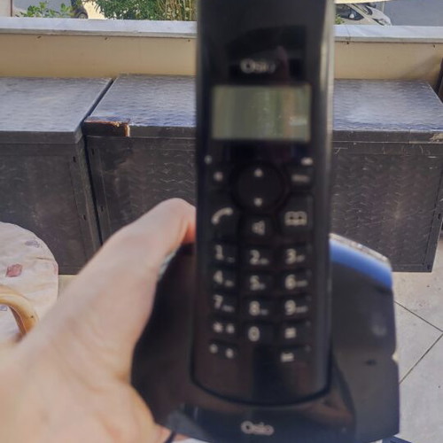 Osio cordless phone like new with speakerphone, black