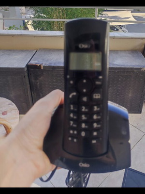 Osio cordless phone like new with speakerphone, black