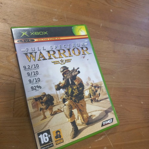 Xbox Full Spectrum Warrior used with minor scratches
