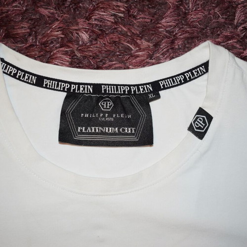 Philipp Plein T-shirt women size XL like new, white and black