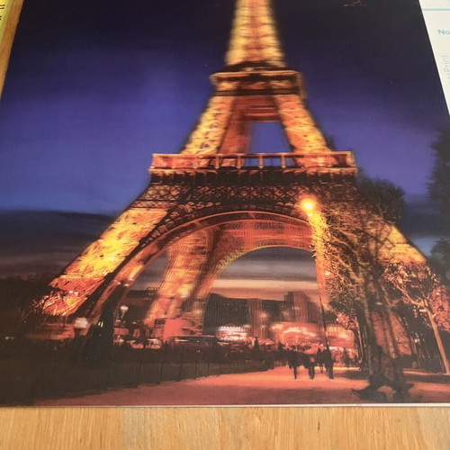 3D lenticular mini poster 25x35 cm, Eiffel Tower
