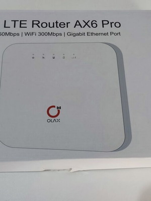 4G Router Olax AX6 Pro σαν καινούργιο, ασύρματο 4G LTE WiFi 300Mbps 4000mAh