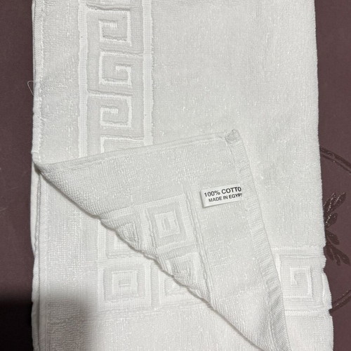 Floor Towels new, 9 pieces, 50x70 cm, white, 100% cotton Egypt cotton