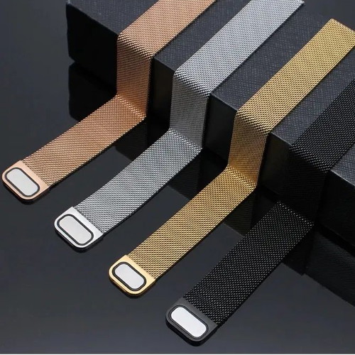 Metal Magnetic Milanese Loop Bands for Smartwatches, New