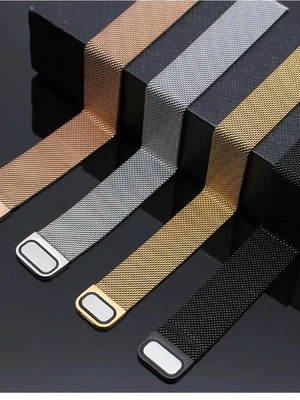 Μεταλλικά μαγνητικά λουράκια Milanese loop για έξυπνα ρολόγια, νέα