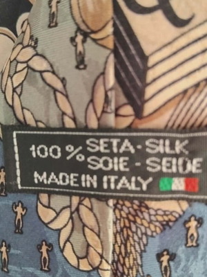 Silk tie like new, multicolored