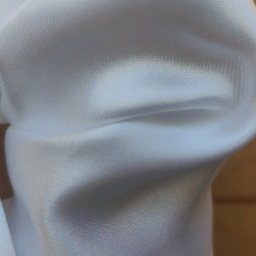 Scrunchie XL handmade satin white new