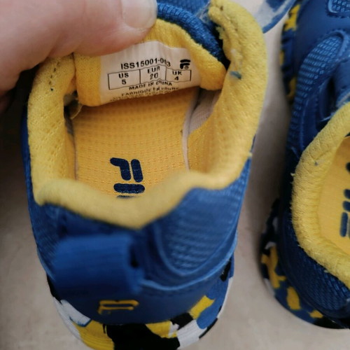 Fila baby sneakers new, size 20, blue