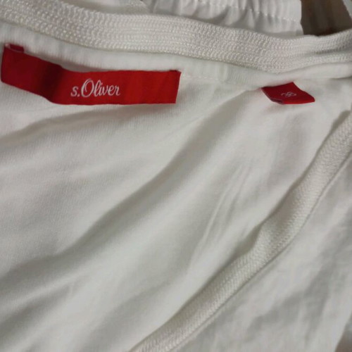 Oliver women's summer t-shirt like new, white, size S