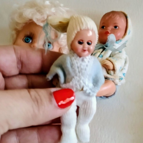 Vintage dolls set from 1960-70s, like new, collectible
