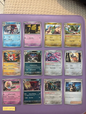 Pokémon Shrouded Fable card lot new, 31 common, 9 reverse holo, 3 holo
