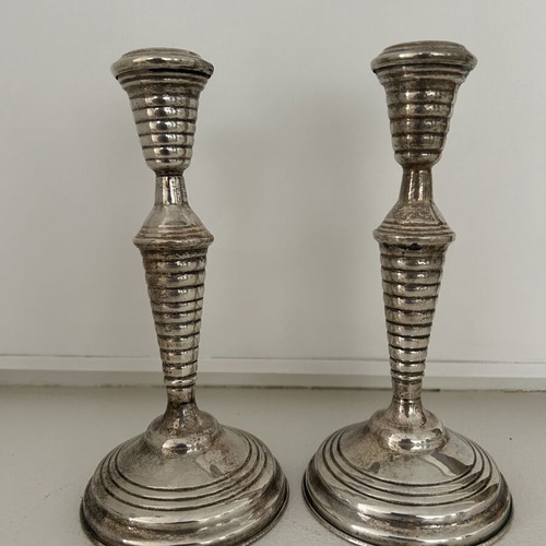 Silver 925 candlesticks vintage, set of 2