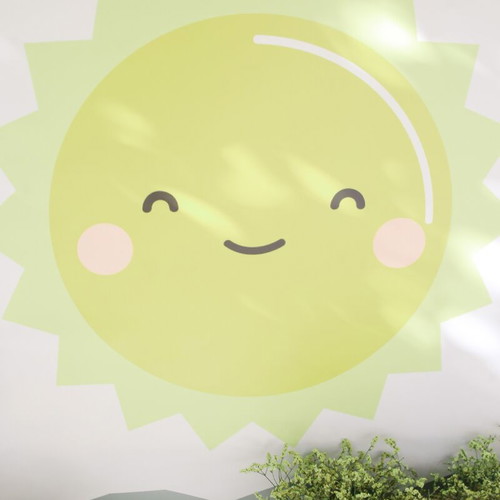 You Are Our Sunshine baptism decoration canvas 140x100 cm