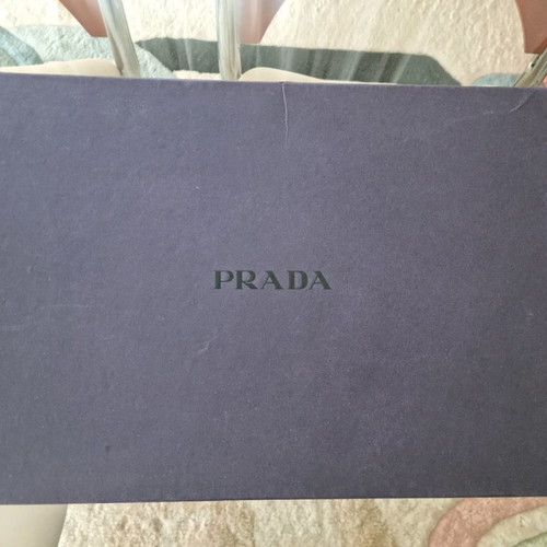 PRADA BOARD MADE OF GENUINE SAFFIANO LEATHER IN BLACK COLOR DATED 1999-2002 APPROX.