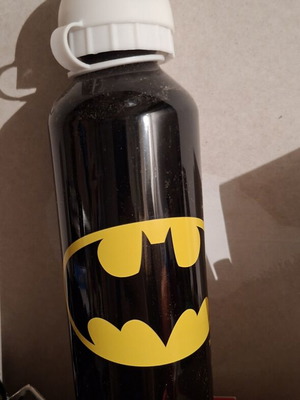 Warner Bros Batman kids aluminum water bottle 500ml, black