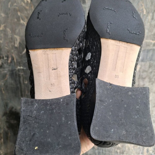 Miista London Taissa Block heels like new, black, size 38