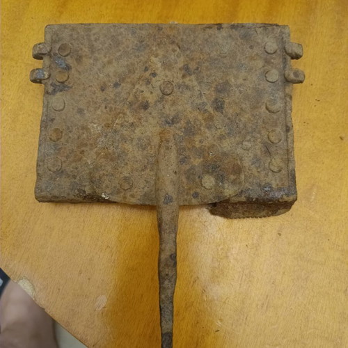 Ottoman iron horse curry comb late 19th century