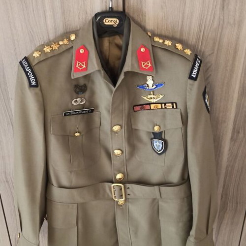 Summer Service Tunic 8G Africana Colonel Greek Army Special Forces like new