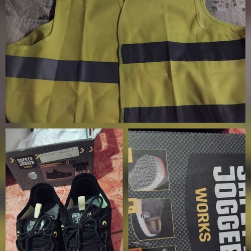Safety Jogger safety shoes size 38 with safety vest new