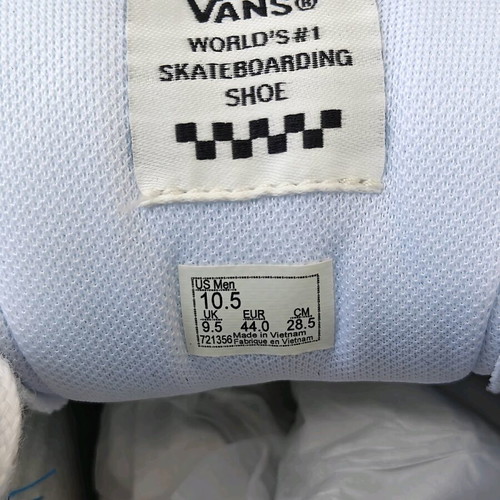 Vans Skate Mixxa shoes new with tags, white and blue, size 44