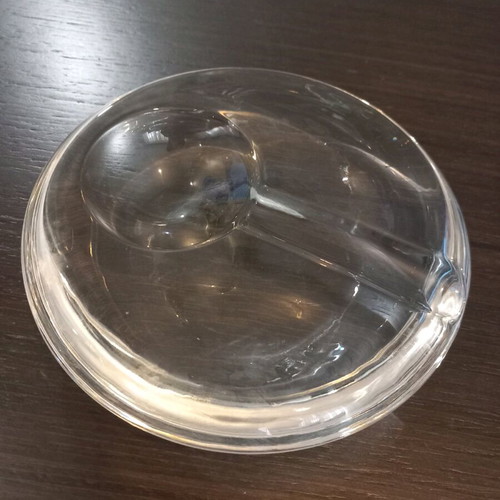 Crystal ashtray for cigar new, diameter 15cm