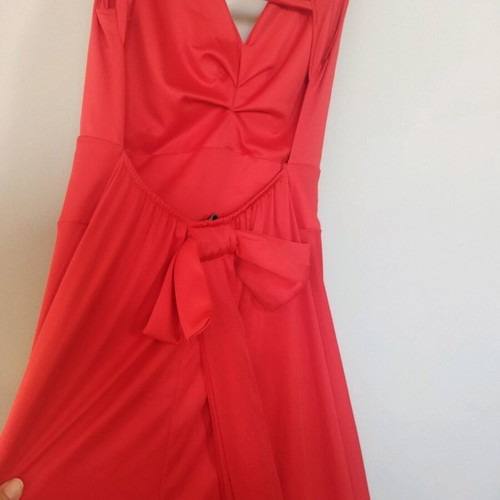 Maxi off-shoulder dress Parizianista like new, red