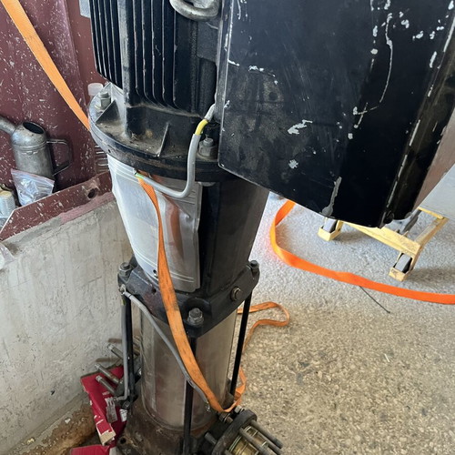 Industrial vertical water pump used