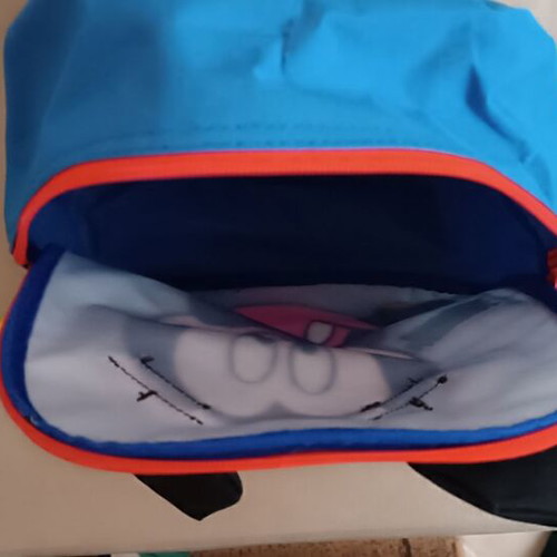 Mickey Mouse toddler bag used with 3D ears and feet