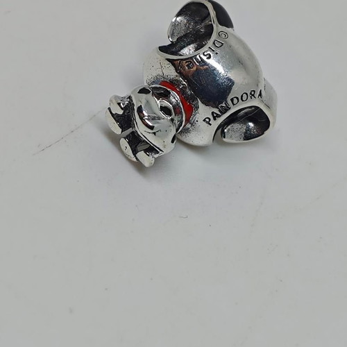 Disney 101 Dalmatians Patch Silver Charm like new