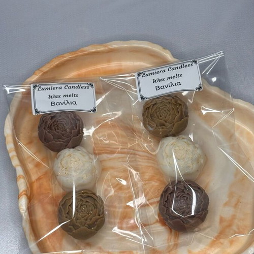 Set of handcrafted vanilla wax melts new