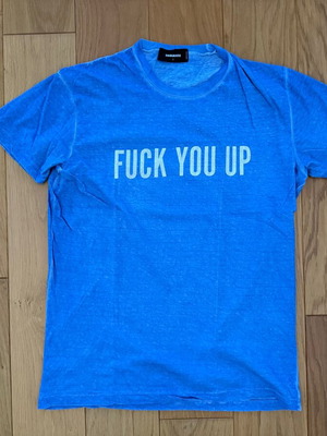 Dsquared2 t-shirt used, model S74GD0450 S22507, size L, blue