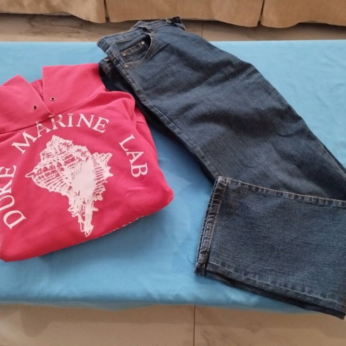 Duke Hoodie Large and RE&X Jeans No 44 set like new