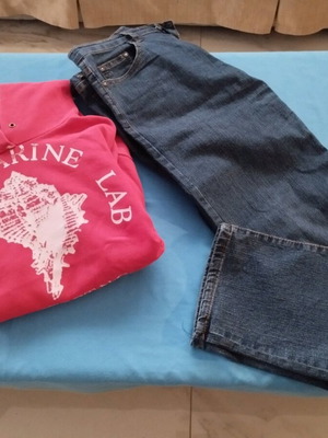 Duke Hoodie Large and RE&X Jeans No 44 set like new