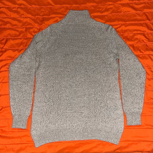 Neyra Collection Baby Alpaca Quarter Zip Sweater, beige, size L