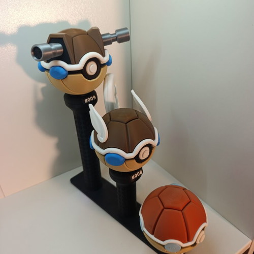 Squirtle Wartortle Blastoise 3D Printed Collectible Set new