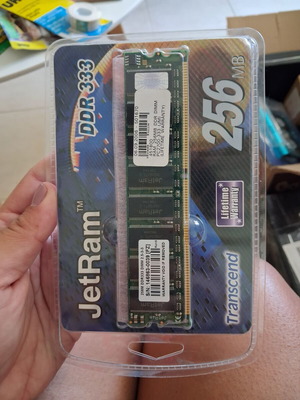 Transcend JetRam 256MB DDR333 PC2700 μνήμη RAM
