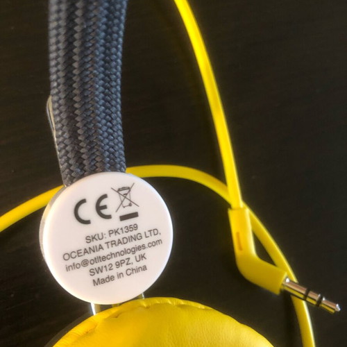 Pokémon Umbreon wired kids headphones like new
